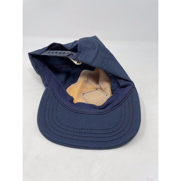 Vintage CUB SCOUTS Wolf Cubs Boy Snap Back Hat Cap BSA Yellow Navy Small Medium - Picture 8 of 10